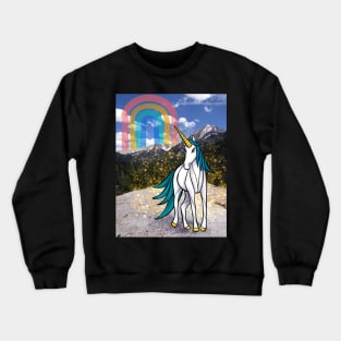 Magic in the Wild: Lincoln Creek near Aspen Colorado | Dancing Uniquorns by Mellie Crewneck Sweatshirt